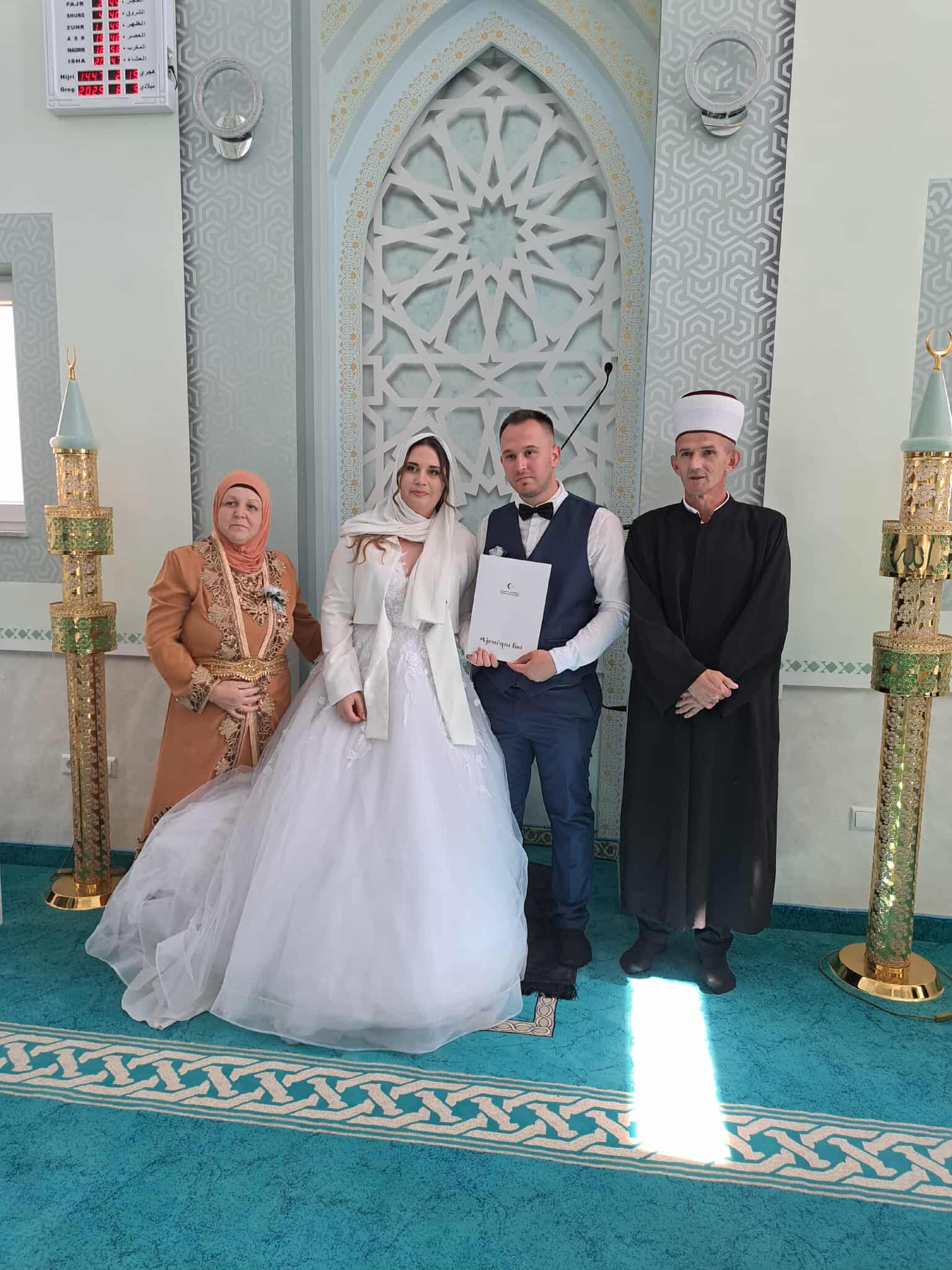 JUSIĆI-Šerijatsko vjenčanje: Islamović Moamer i Senida